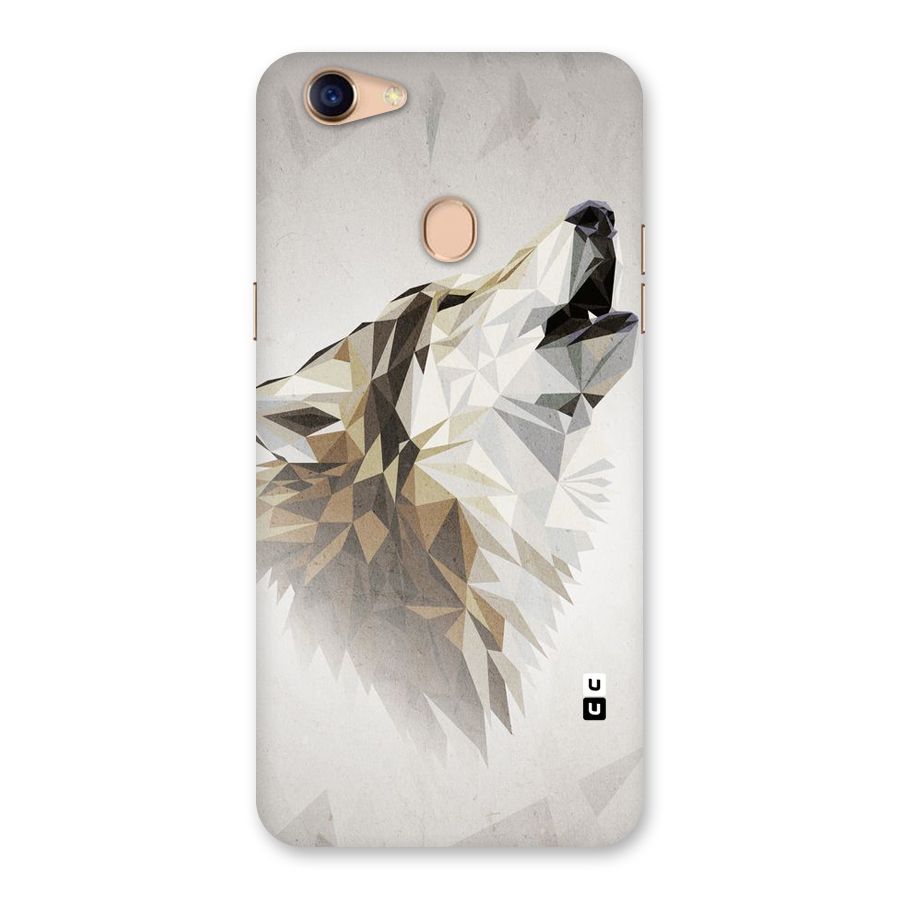 Diamond Wolf Back Case for Oppo F5