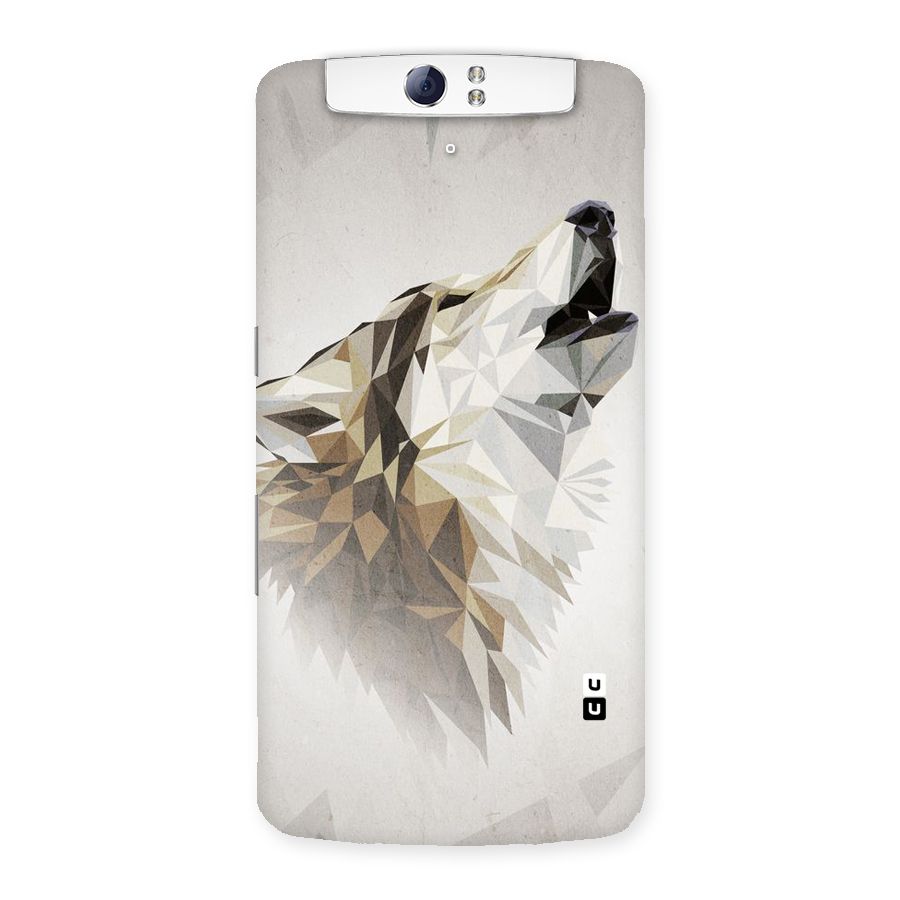 Diamond Wolf Back Case for Oppo N1