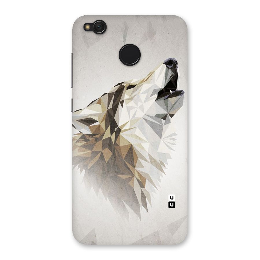 Diamond Wolf Back Case for Redmi 4