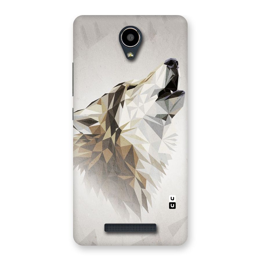Diamond Wolf Back Case for Redmi Note 2