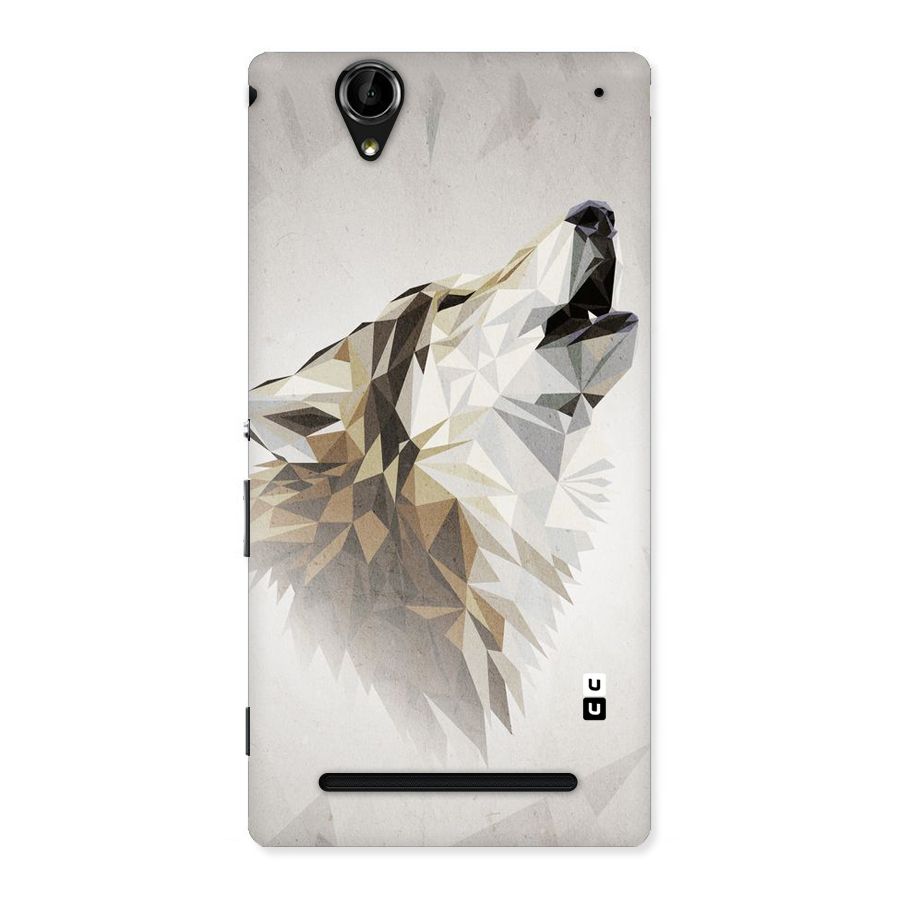 Diamond Wolf Back Case for Sony Xperia T2