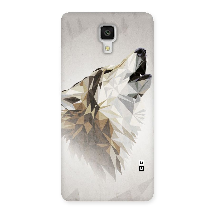 Diamond Wolf Back Case for Xiaomi Mi 4