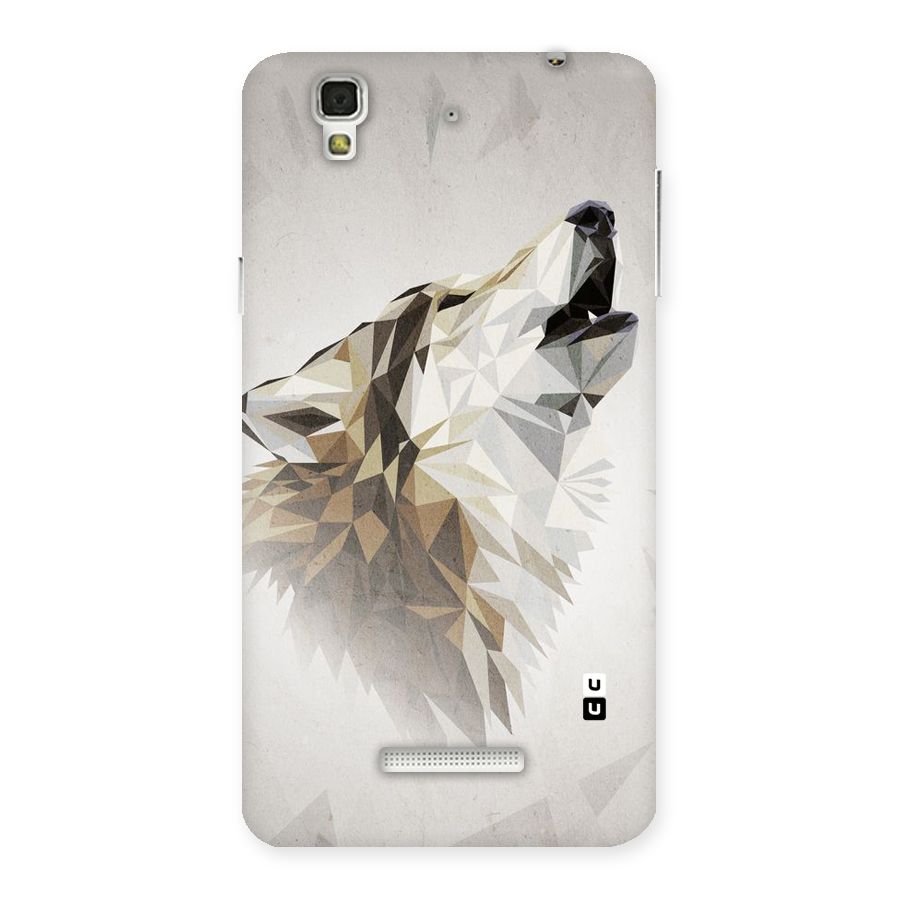 Diamond Wolf Back Case for Yu Yureka
