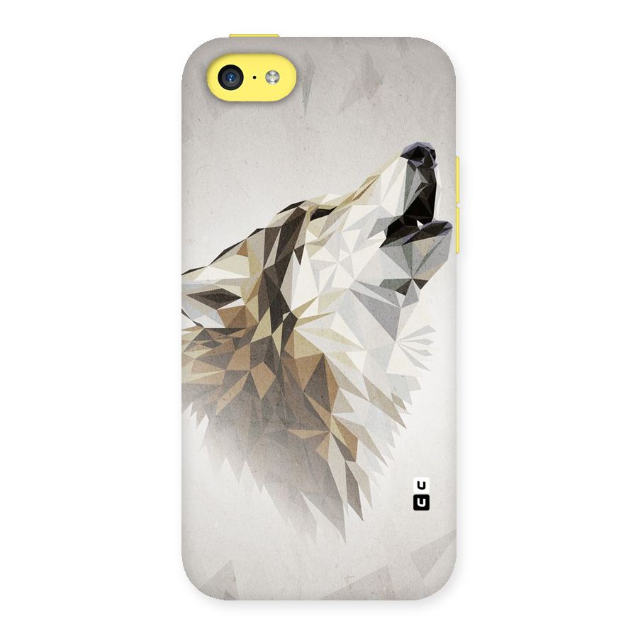 Diamond Wolf Back Case for iPhone 5C