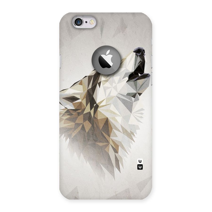 Diamond Wolf Back Case for iPhone 6 Logo Cut