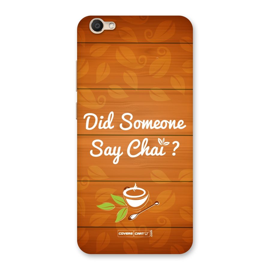 Did Someone Say Chai Back Case for Vivo V5