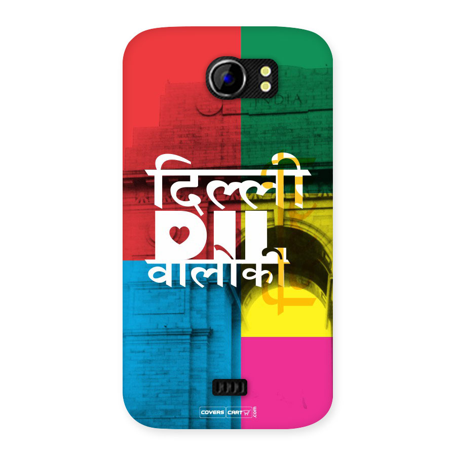 Delhi Citystyle Back Case for Micromax Canvas 2 A110
