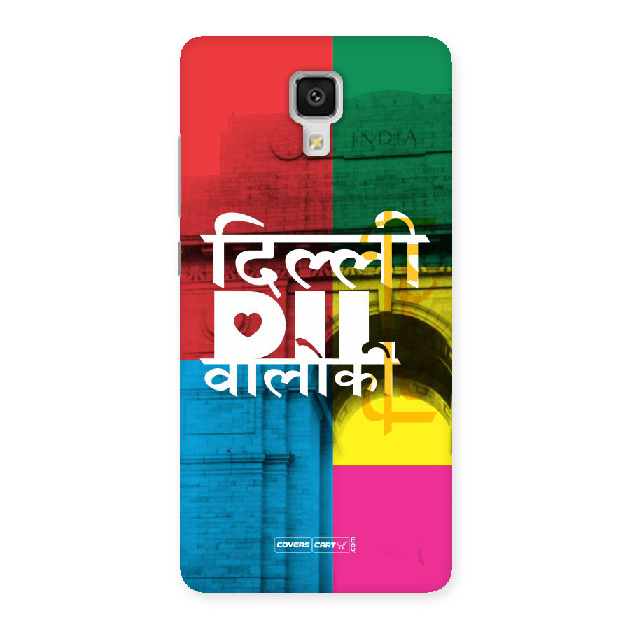 Delhi Citystyle Back Case for Xiaomi Mi 4