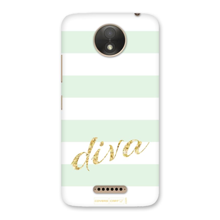 Diva Back Case for Moto C Plus