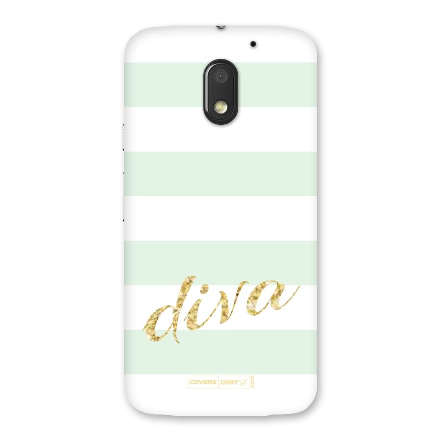 Diva Back Case for Moto E3 Power