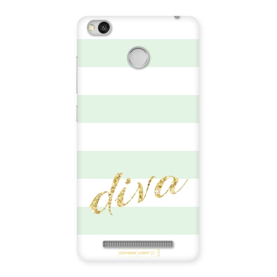 Diva Back Case for Redmi 3S Prime
