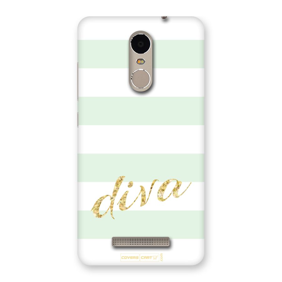 Diva Back Case for Xiaomi Redmi Note 3