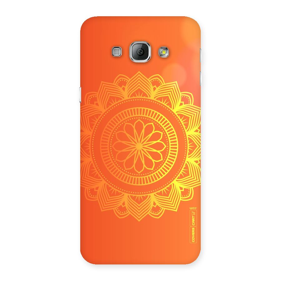 Diwali Rangoli Back Case for Galaxy A8