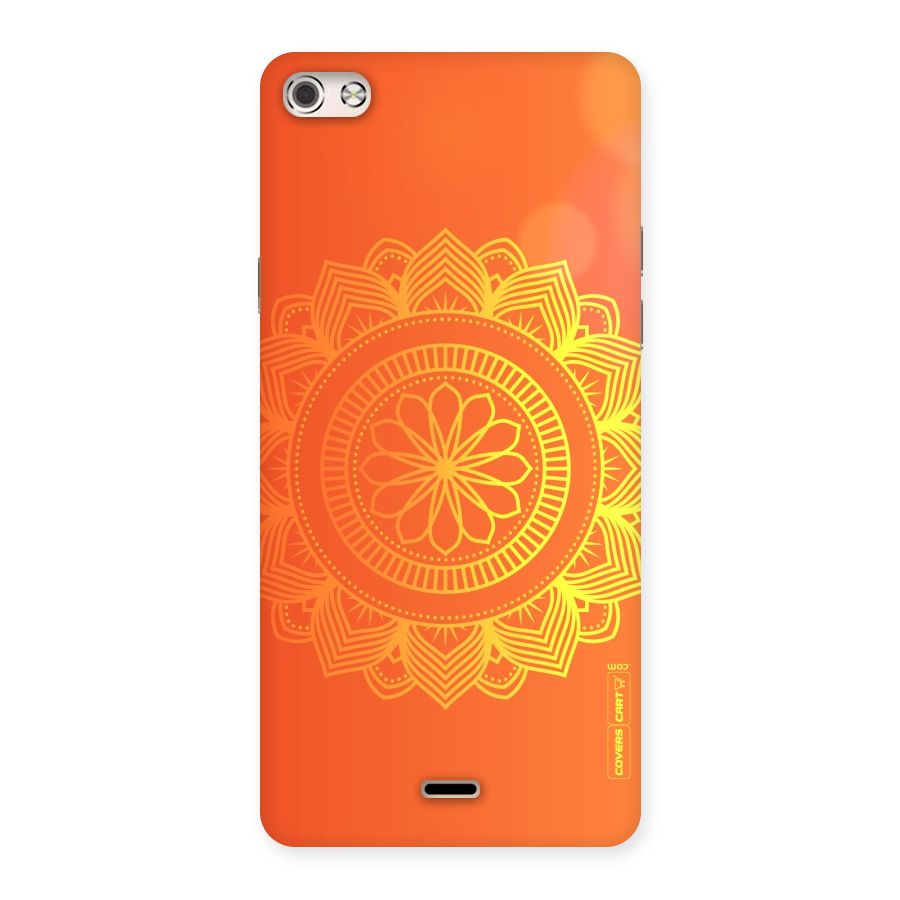 Diwali Rangoli Back Case for Micromax Canvas Silver 5