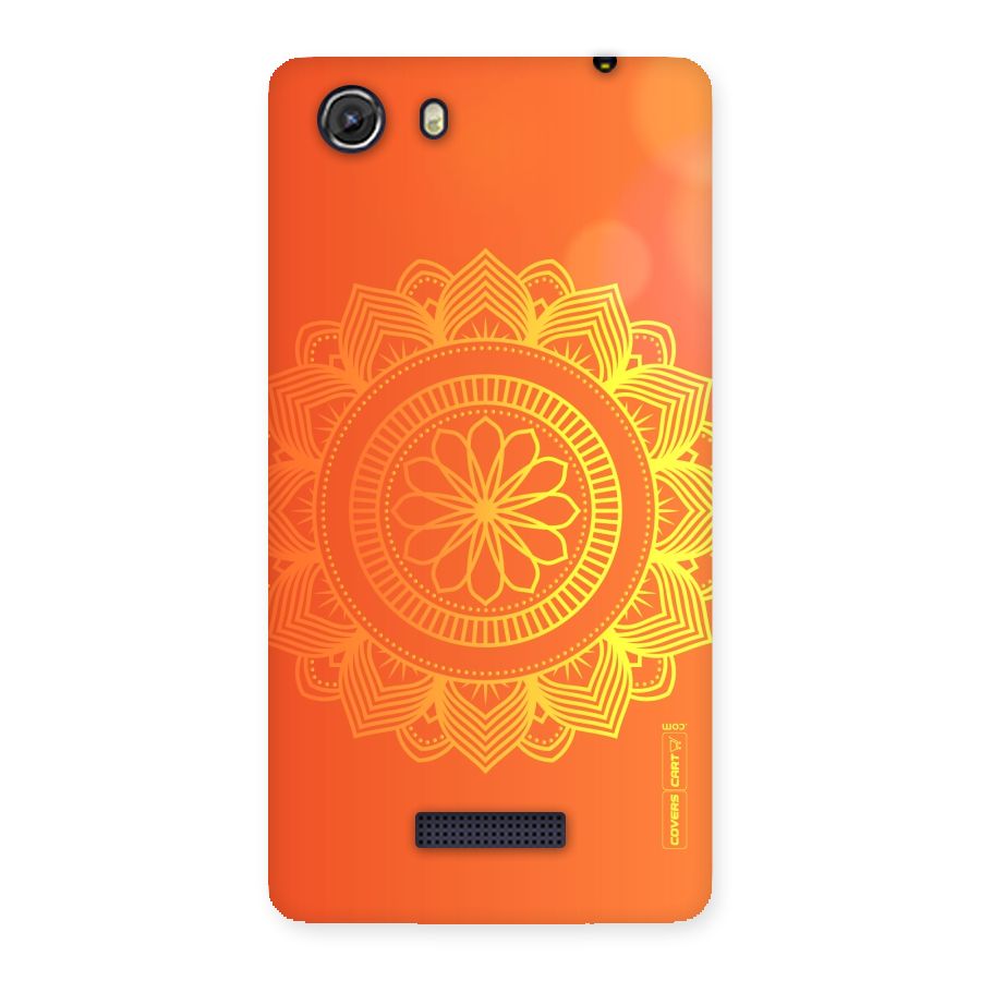 Diwali Rangoli Back Case for Micromax Unite 3