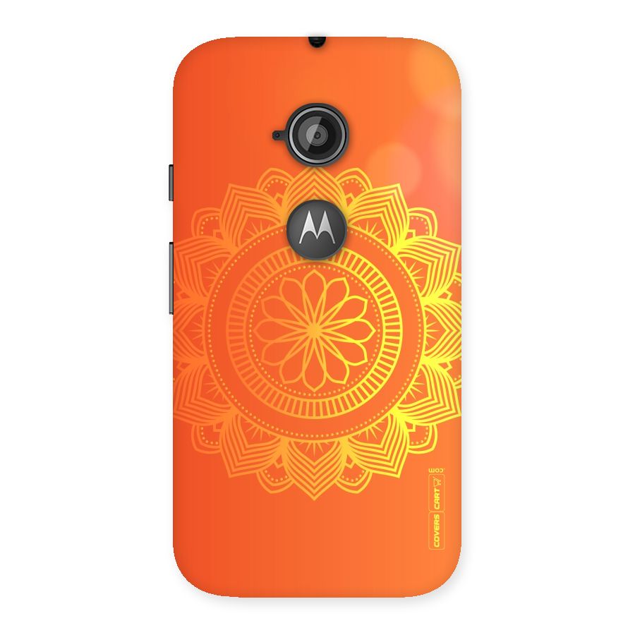 Diwali Rangoli Back Case for Moto E 2nd Gen