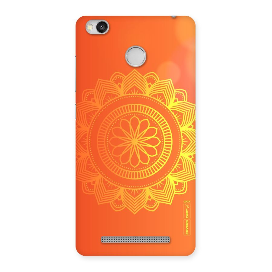 Diwali Rangoli Back Case for Redmi 3S Prime