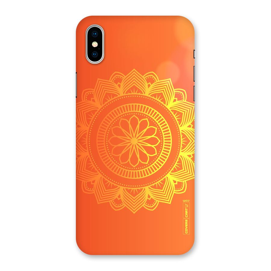 Diwali Rangoli Back Case for iPhone X