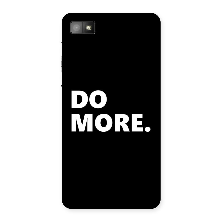 Do More Back Case for Blackberry Z10