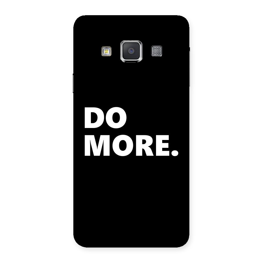Do More Back Case for Galaxy A3