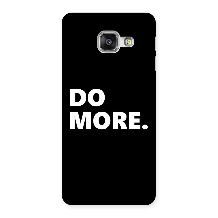 Do More Back Case for Galaxy A3 2016