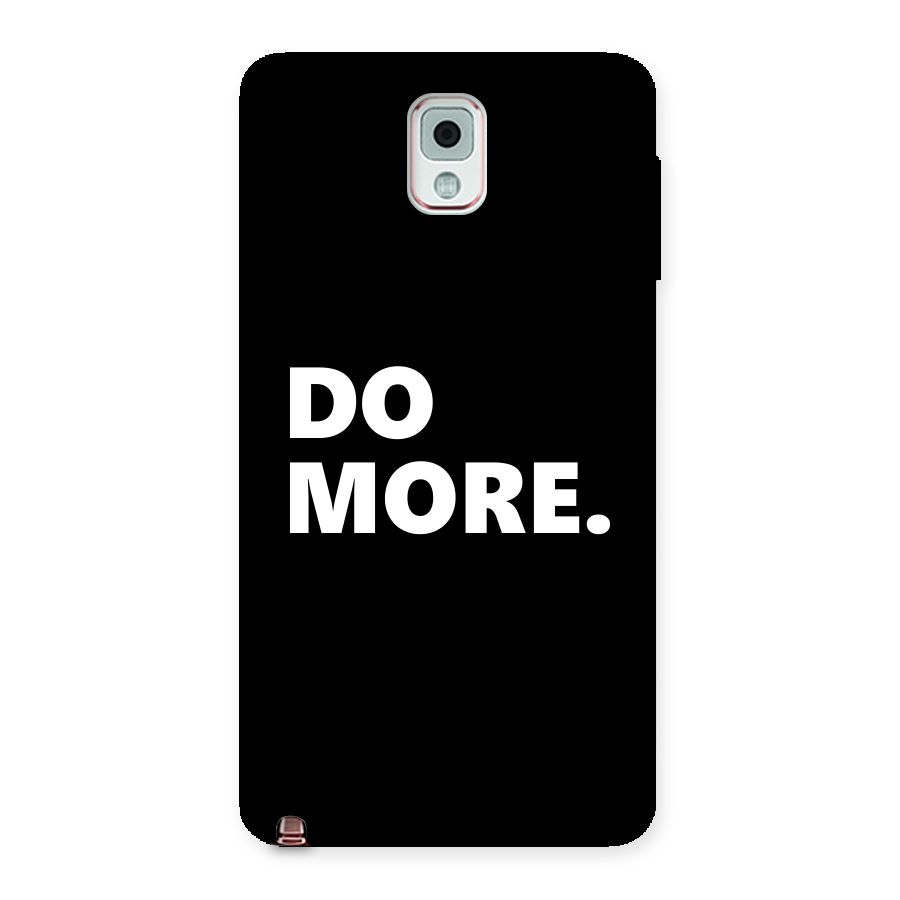 Do More Back Case for Galaxy Note 3