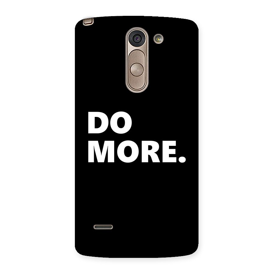 Do More Back Case for LG G3 Stylus