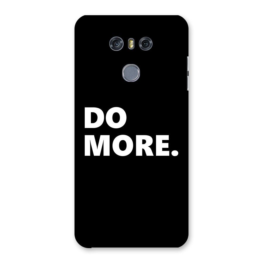 Do More Back Case for LG G6