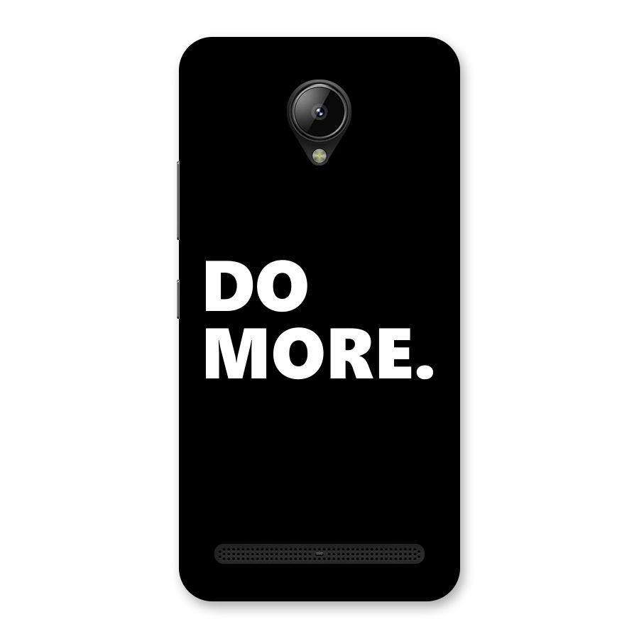 Do More Back Case for Lenovo C2