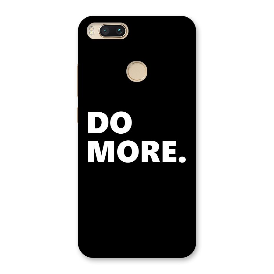 Do More Back Case for Mi A1