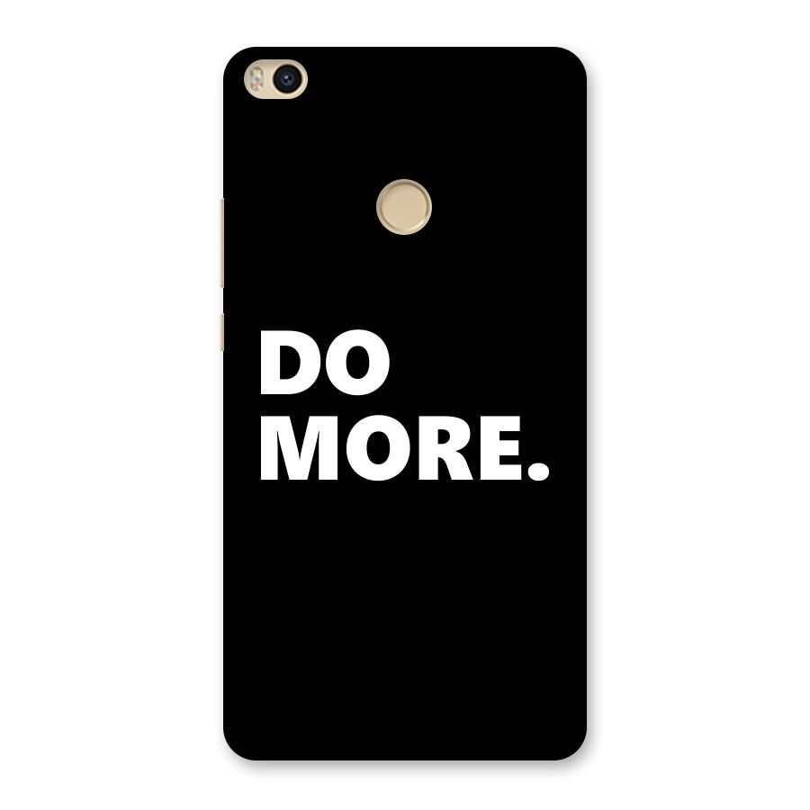 Do More Back Case for Mi Max 2