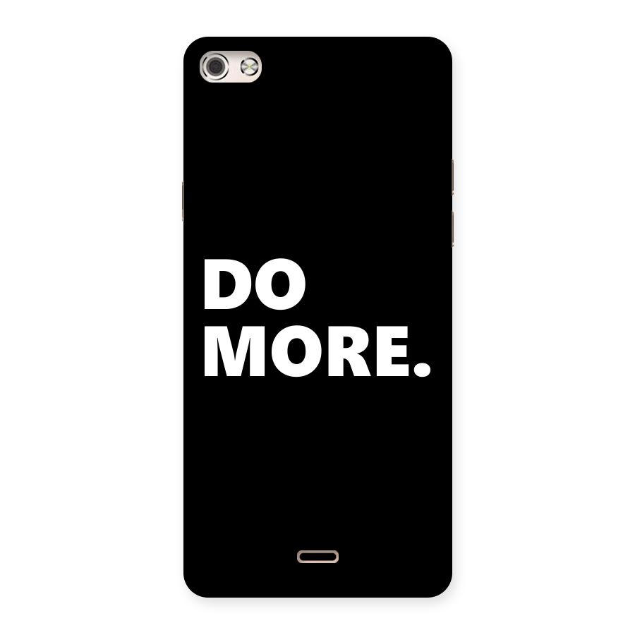 Do More Back Case for Micromax Canvas Silver 5