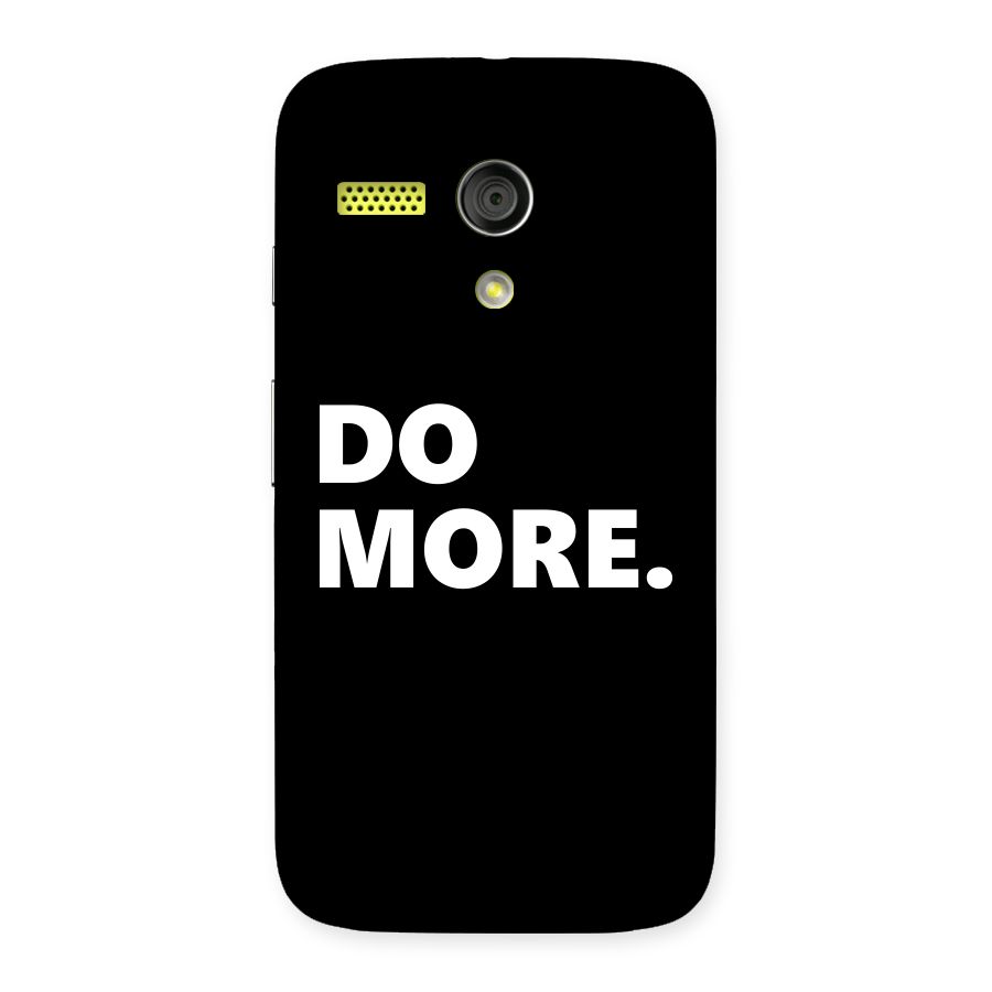 Do More Back Case for Moto G