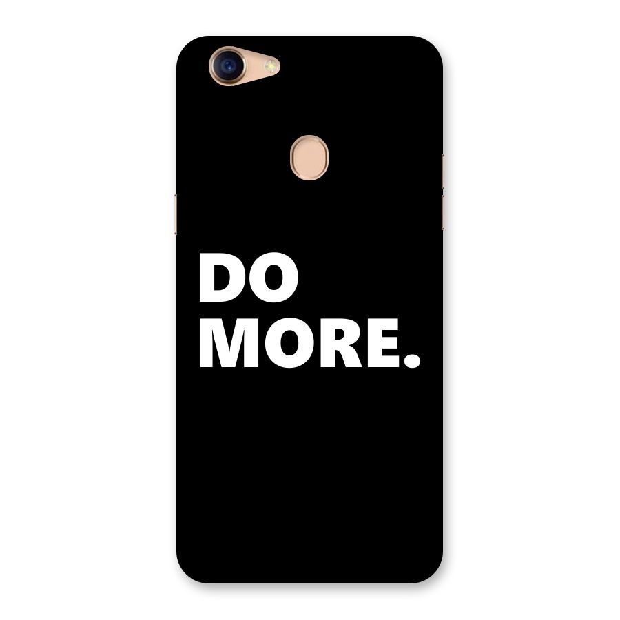 Do More Back Case for Oppo F5