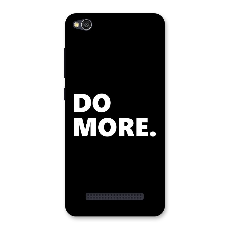 Do More Back Case for Redmi 4A