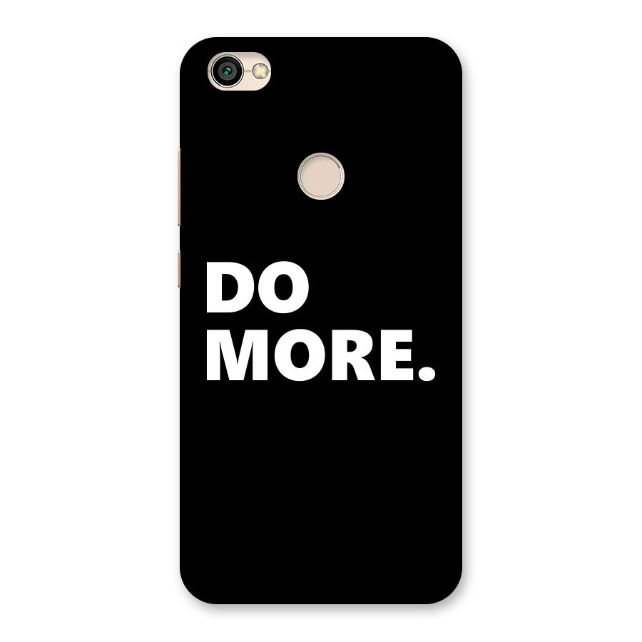 Do More Back Case for Redmi Y1 2017