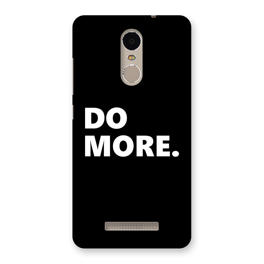 Do More Back Case for Xiaomi Redmi Note 3