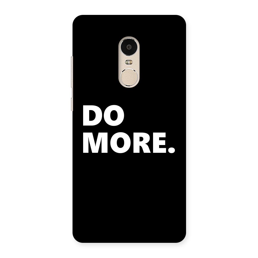 Do More Back Case for Xiaomi Redmi Note 4