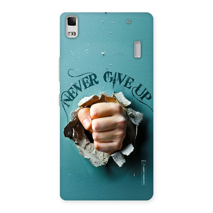 Do Not Give Up Back Case for Lenovo K3 Note