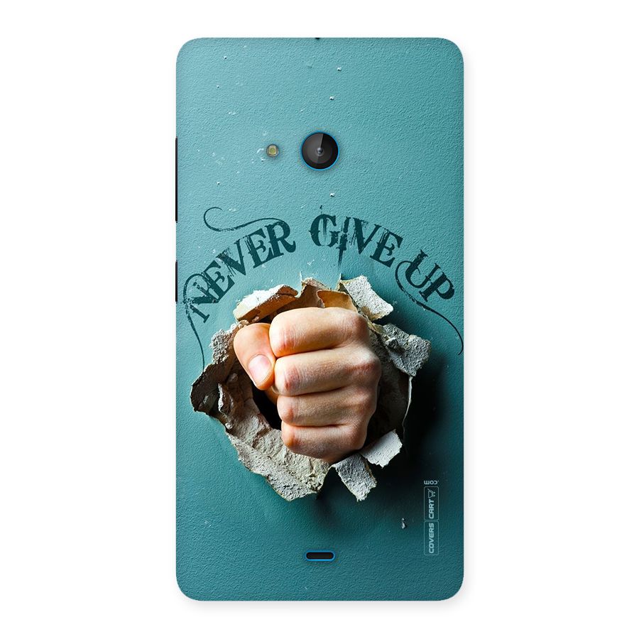 Do Not Give Up Back Case for Lumia 540