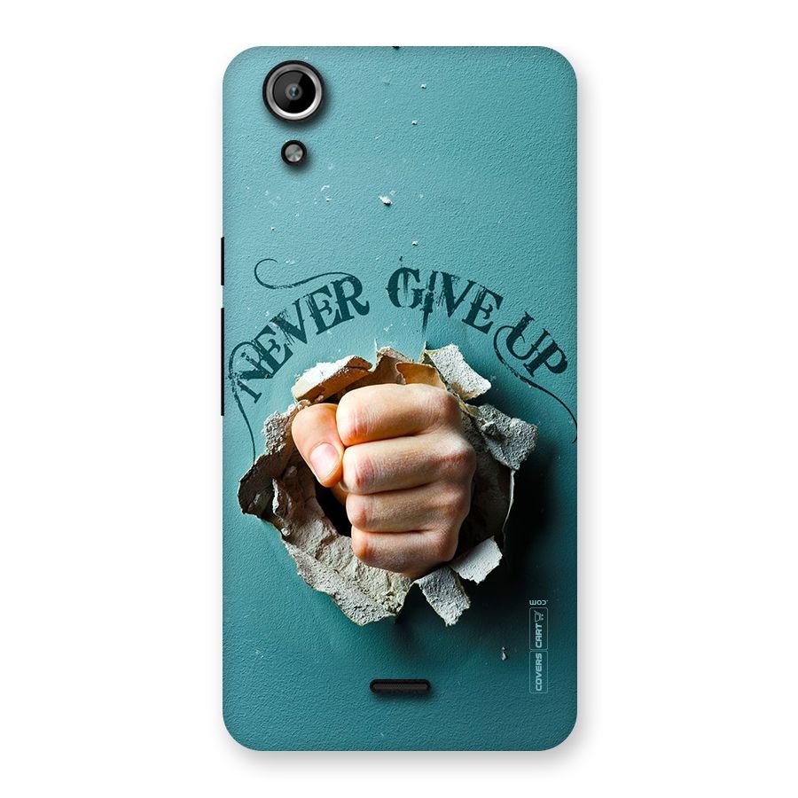 Do Not Give Up Back Case for Micromax Canvas Selfie Lens Q345