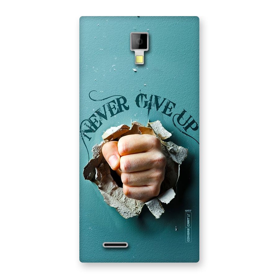 Do Not Give Up Back Case for Micromax Canvas Xpress A99