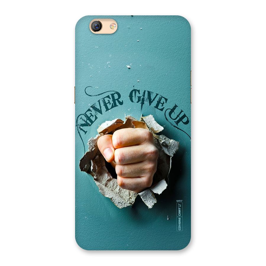 Do Not Give Up Back Case for Oppo F3 Plus