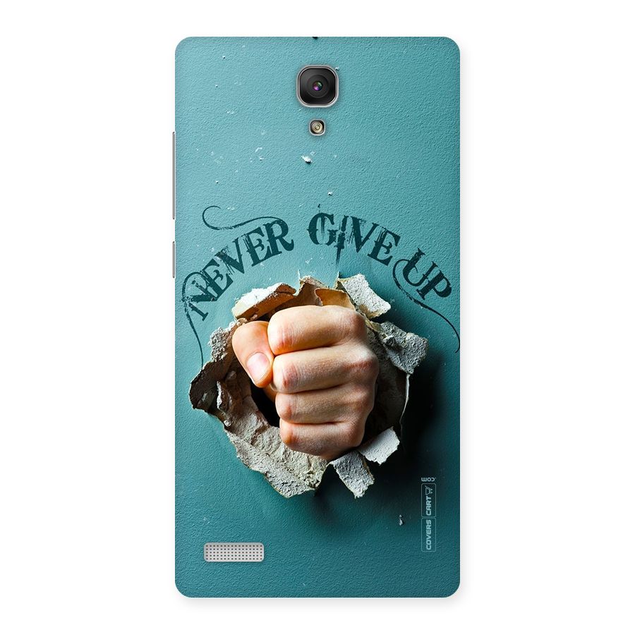 Do Not Give Up Back Case for Redmi Note