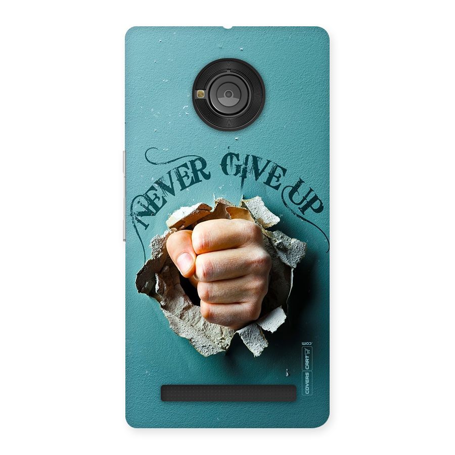 Do Not Give Up Back Case for Yu Yunique
