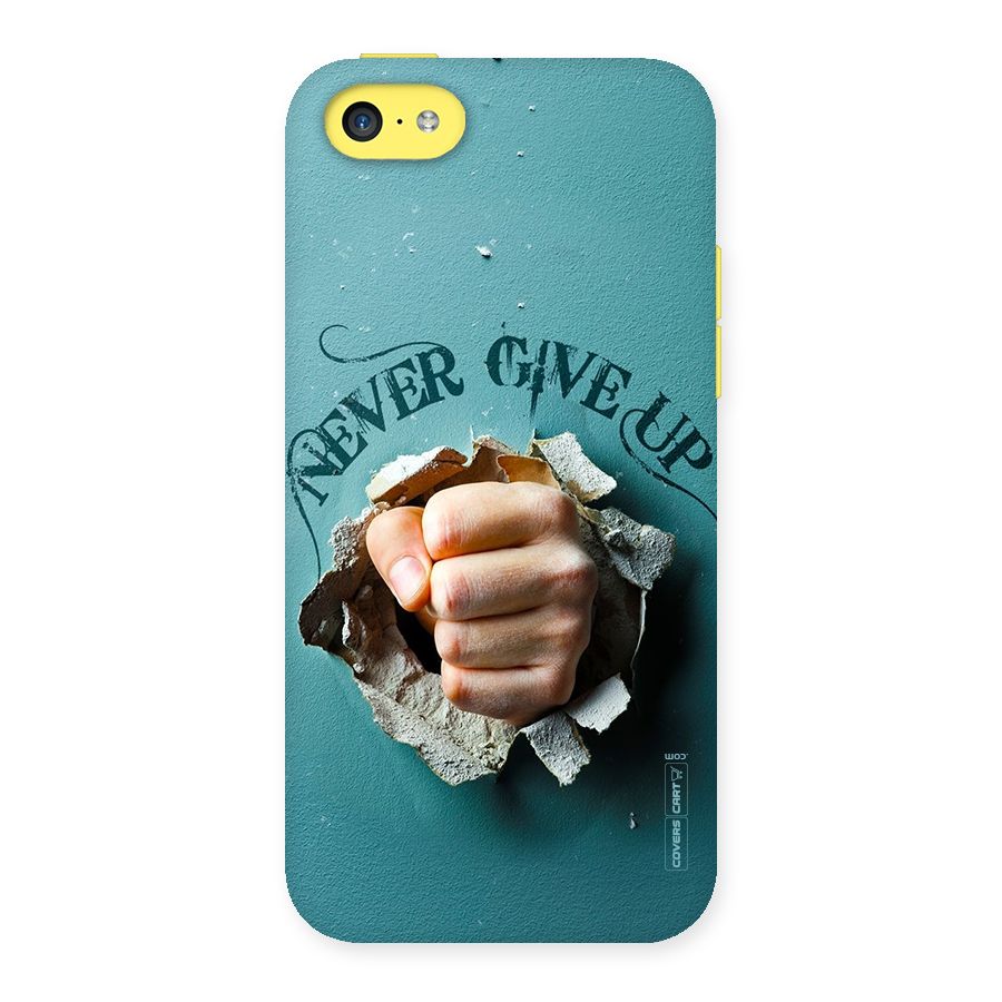 Do Not Give Up Back Case for iPhone 5C