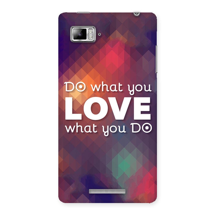 Do What You Love Back Case for Lenovo Vibe Z K910