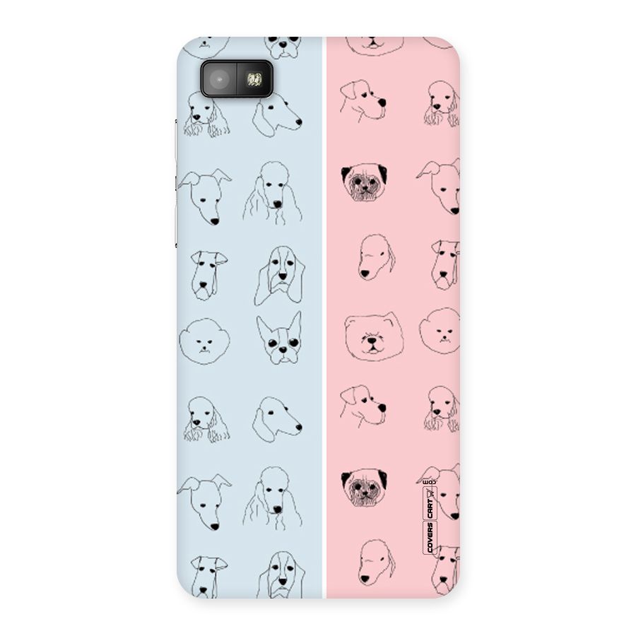 Dog Cat And Cow Back Case for Blackberry Z10