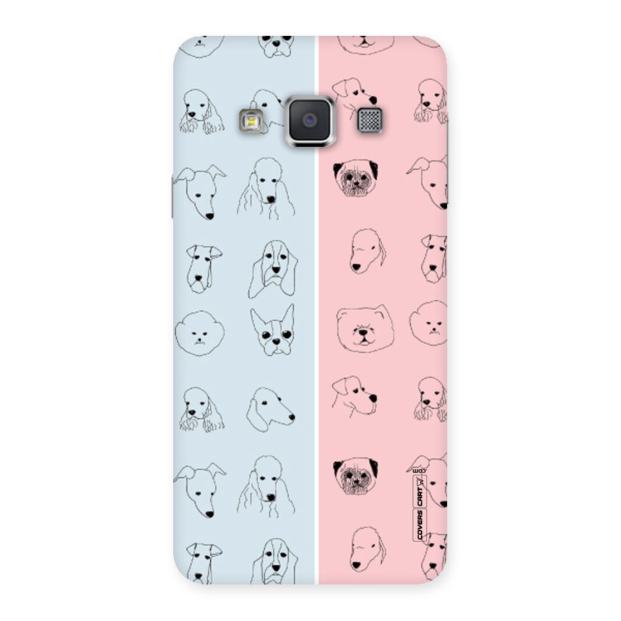 Dog Cat And Cow Back Case for Galaxy A3