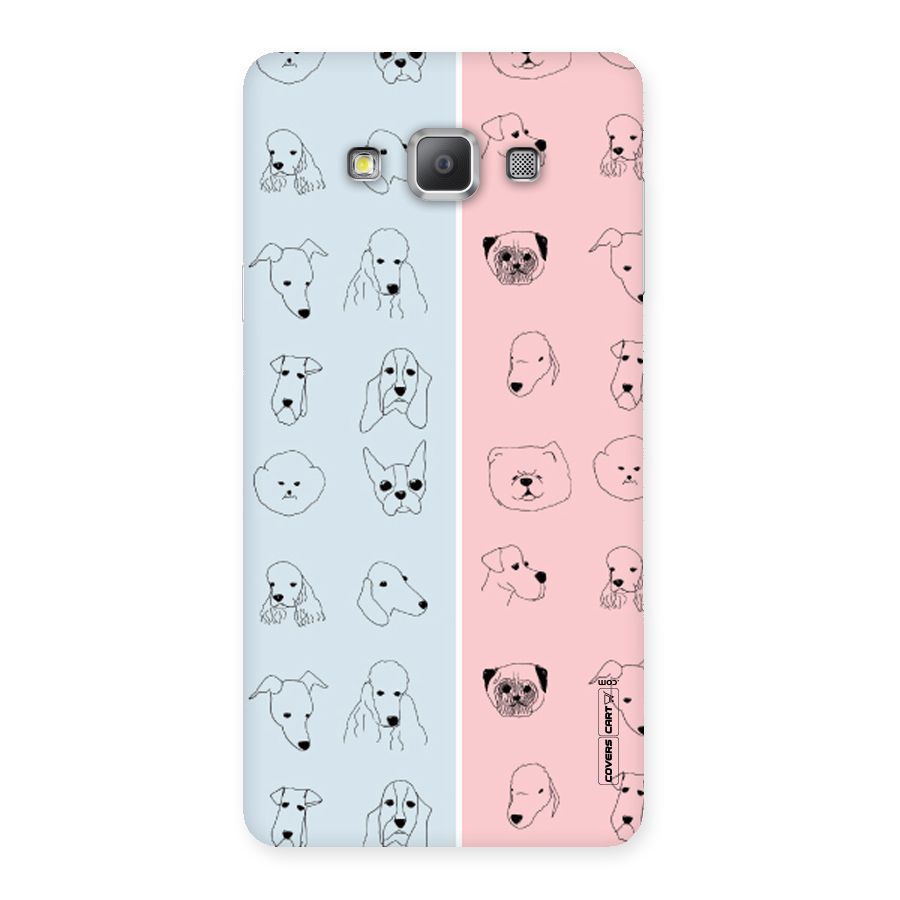 Dog Cat And Cow Back Case for Galaxy A7